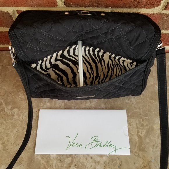 Like NEW Vera Bradley Quilted Microfiber Convertible Clutch Shoulder Crossbody - Picture 5 of 12